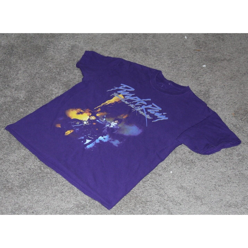 The Prince Estate Tee Shirt Mens Size Large Regular Purple Rain And Revolution